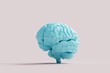 © Davide Illini/Stocksy - Human brains Anatomical Model Pattern on pink background. 3d rendering