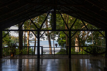 Yoga Studio In Jungle Landscape Near Beach Costa Rica 