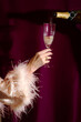 © Lindsey Rivera/Stocksy - Woman Being Served Champagne