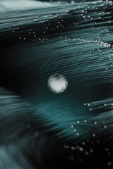 futuristic dark data lines 
