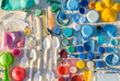 © Maryanne Gobble/Stocksy - Plastic litter found during a beach cleanup