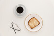 © Pixel Stories/Stocksy - Food: simple breakfast with toasts, butter and coffee