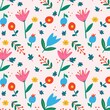 © Gemma can fly/Stocksy - Flower pattern, spring illustration