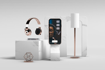 Mobile application to listen to music