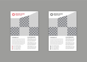 flyer template, vector creative Professional modern school hospital medical new simple flyer template design.
