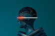 © Marcos Osorio/Stocksy - Artificial intelligence in humanoid head