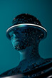 © Marcos Osorio/Stocksy - Artificial intelligence in humanoid head