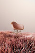 © Giada Canu/Stocksy - Dreamscape with a pink chair
