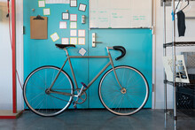 Bicycle In Cool  Studio Office Space Indoors 