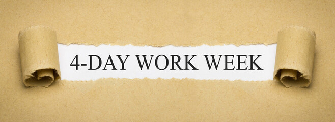 Wall Mural - 4-day work week