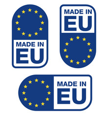 Made in EU - badges for European products 