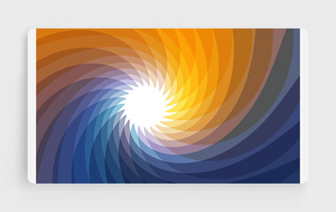Wall Mural - Abstract background with dynamic effect. Rotation and swirling movement. Modern screen design for mobile app and web. 3d motion vector Illustration for advertising, marketing or presentation.