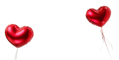 red pink heart with a heart png 3d illustration balloon love romance romantic valentine