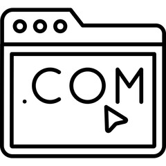 Canvas Print - Domain Icon