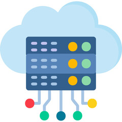 Sticker - Cloud Data Icon