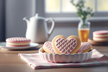 Diversified Heart-shaped Handmade Biscuits,Valentine's Day Handmade Biscuits