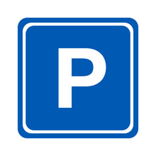 Parking Available Area Icon. Vector.