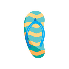 Canvas Print - sandal with stripes