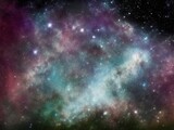 Fototapeta Kosmos - Universe filled with stars