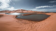 Desert landscape, sahara, morocco, oasis