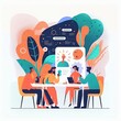 © mathis - Réunion de travail en entreprise Generative AI