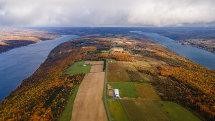 Wall Mural - Fall on Keuka Lake New York