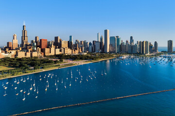 Monroe Harbor Aerial