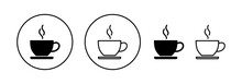 Coffee Cup Icon Vector For Web And Mobile App. Cup A Coffee Sign And Symbol