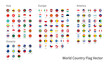 © Tuna salmon - World country flag vector. vector of circle flag.