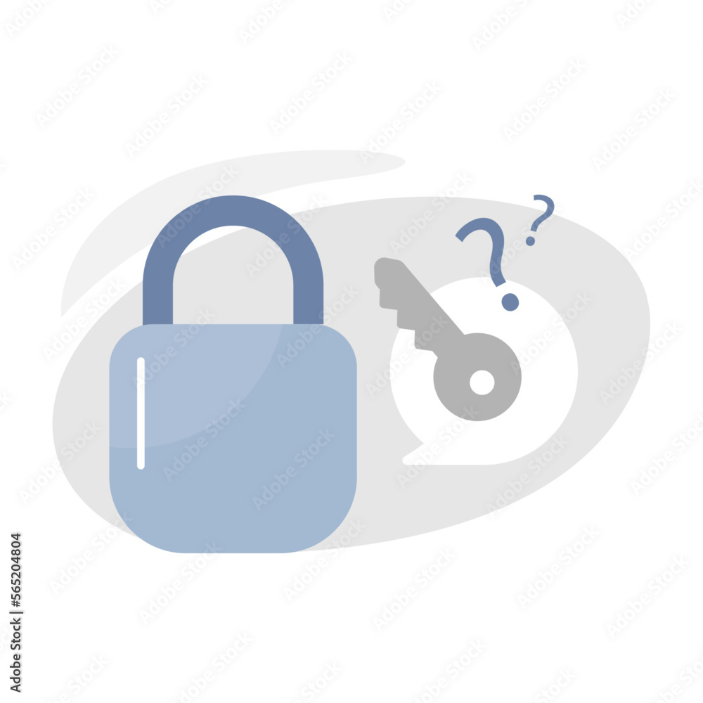 forgot password concept illustration flat design vector eps10. modern ...
