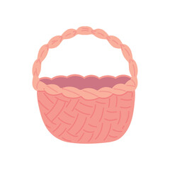 Poster - wicker basket icon