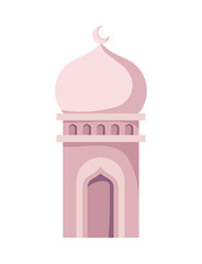 Poster - arabic temple icon