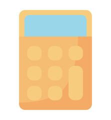 Sticker - calculator icon vector