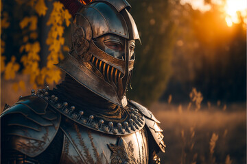 Imaginative Knight in Armor - Generative AI illustrations