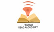 © MUCHAMMADYUSRI - Vector graphic of world read aloud day for world read aloud day celebration. flat design. flyer design. February 01.