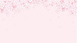 桜の線画の背景　ピンク