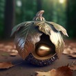 The eternal acorn that dissolved to begin a new universe.
