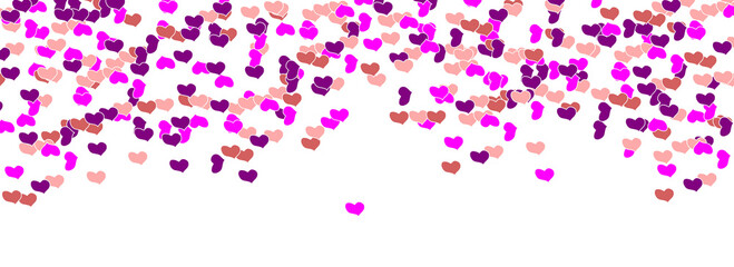 1000 hearts, valentine border, pink hearts, background, copyspace, love