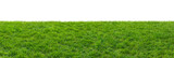 Fototapeta Perspektywa 3d - green grass field isolated on transparent background, png