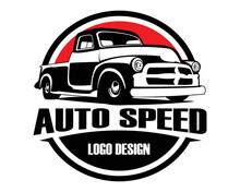 3100 Truck Logo Silhouette. Truck Design Premium Vector. Best For The Trucking Industry. Available In Eps 10.