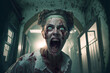 A nurse turned into a zombie screams.jpg