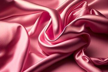 Wall Mural - pink silk background