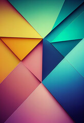 Wall Mural - Beautiful colorful wallpaper illustration art Generative AI Content by Midjourney
