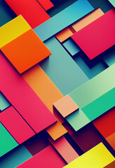 Wall Mural - beautiful colorful wallpaper illustration art generative ai content by midjourney