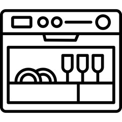 Poster - Dishwasher Icon