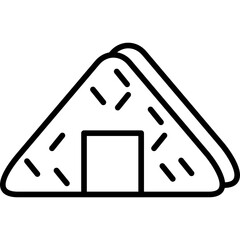 Wall Mural - Onigiri Icon