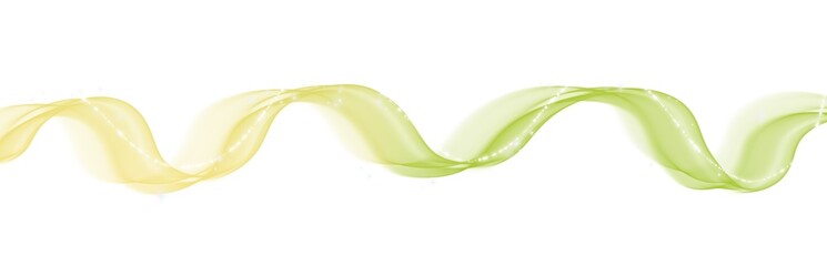 Wall Mural - Magic wave lines flowing smooth curve green pastel