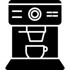 Canvas Print - Coffee Machine Icon