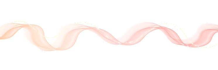 Wall Mural - Magic wave lines flowing smooth curve pink pastel