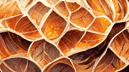 Wall Mural - simple background made of tortoise shell illustration generative ai content by midjourney